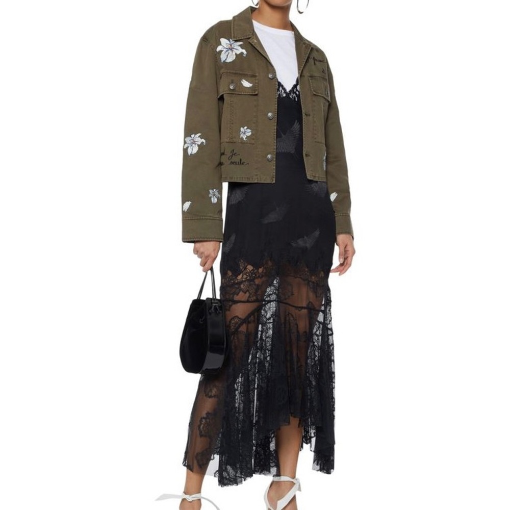 Cinq a Sept Cosette Embellished Military Jacket